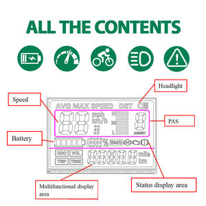 P3H Ordinateur électronique intelligent de vélo, voltmètre numérique étanche avec affichage des données, accessoire essentiel de panneau de vélo de route - Product Image 4