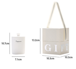 Velas Aromáticas de Aceites Esenciales en Frascos de Cerámica de Lujo, Hechas a Mano, Marca Privada, Regalos Navideños, Cera de Soya de Origen Vegetal, Diseño Moderno - Product Image 5