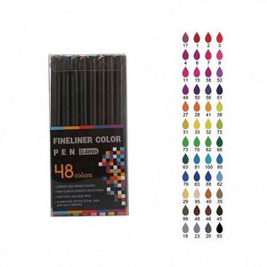 Promotional Office School Stationery Set Non-Toxic Micro Drawing Marker 0.4mm Fine Tip Fineliner <b>Pen</b> Needle Tip <b>Color</b> Felt Art - Product Image 5