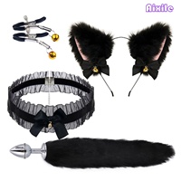 Bandeau oreilles de chat érotique pour cosplay, exploration intime pour couples, kit BDSM pour débutants, jouets pour adultes, jouets sexuels, jouet de jeu SM, bondage sexuel
