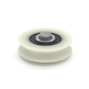 Manufacturer-Supplied S626RS <b>Caster</b> <b>Wheels</b> Rubber-Coated Nylon Pulleys High Wear Resistance U-Groove Track Guide <b>Wheels</b> for - Product Image 5