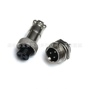 Conector de Aviación GX12 de 2, 3, 4 y 5 Pines, Adaptador de Aleación de Zinc para Conexión de Cables - Product Image 2
