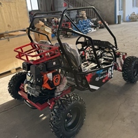 Kart tout-terrain à essence 212cc pour adultes, 70 km/h, 4 temps, buggy de course, frein à disque hydraulique, loisirs en plein air, activité tout-terrain en jungle