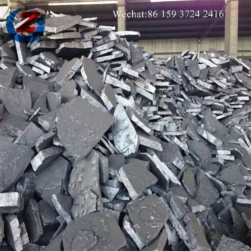 Export Schroot Hoge Zuiverheid Legering Ferro Silicium Klomp/Poeder Staalproductie Materiaal Hoge Koolstof Ferro Silicium