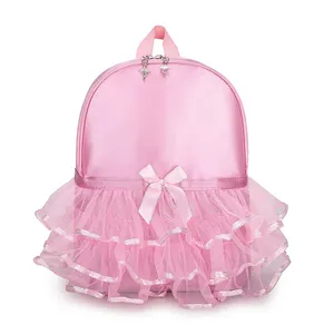 厂家定制粉色尼龙轻质防水花式学校背包带纱小便宜韩版包带皮带儿童