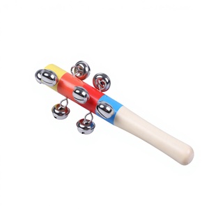 Instrumento Musical Orff de Cobre con Diez Campanas, Instrumento Musical Educativo, Campana de Mano, Sonajero - Product Image 2