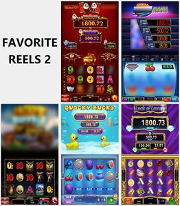 QIQU Game Nouveauté 5 en 1 Multi-jeux Bobines préférées 2 3 Carte de jeu PC Jeu de compétences pour machine de jeu horizontale - Product Image 2