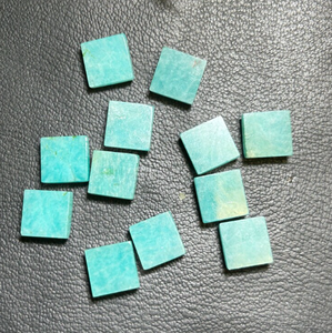 Hermosos Cabujones Planos de Amazonita Natural, Tamaños de 3mm a 30mm, Efecto Ojo de Gato, Corte a Máquina de Alta Tecnología, Gema de la Marca AMARA - Product Image 4