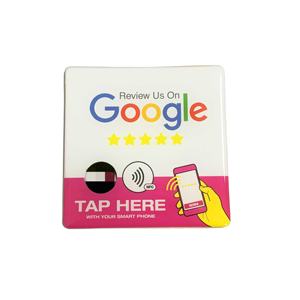 Etiqueta NFC de PVC Epoxi para Esquinas, Tamaño Personalizado, Programable, Ntag 216 213, para Ventanas/Puertas/Mesas, Resistente al Agua, Etiqueta de Reseñas de Google - Product Image 1