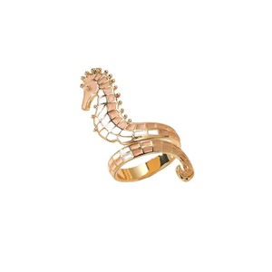 Set de Anillos Abiertos Seahorse con Diseño de Animales en Esmalte Colorido, Joyería de Moda Unisex, Accesorio para Fiestas - Product Image 5