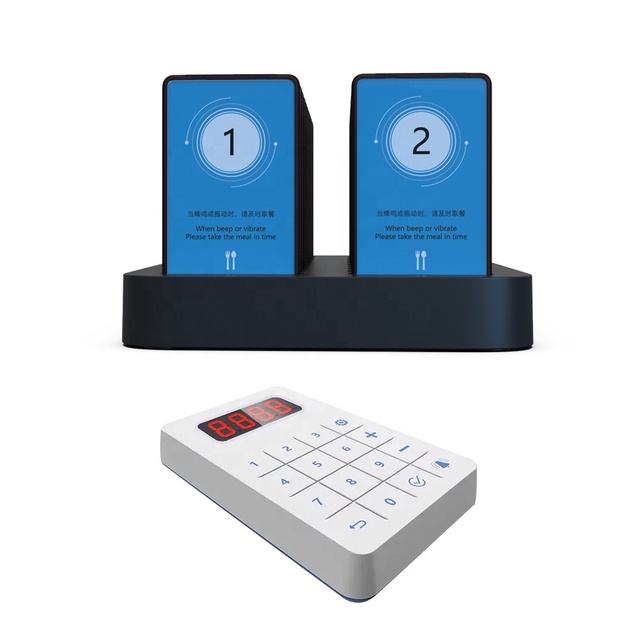 Cafe Food Truck 300mAh Battery 20 Waiter Queue Paging Buzzers Wireless coaster Beeper Calling System Call Pager Restaurant
