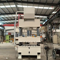 Prensa Hidráulica de Cuatro Columnas de 200T con PLC y Motor para Estampado y Conformado de Chapa Metálica a Alta Velocidad - Fabricación de Herrajes y Utensilios de Cocina