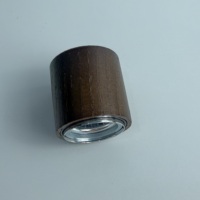 Tapa Magnética Personalizada de Fábrica para Botella de Perfume, de Madera de Fresno Blanco Sólido y Nogal, con Collar para Botellas con Boca Prensada