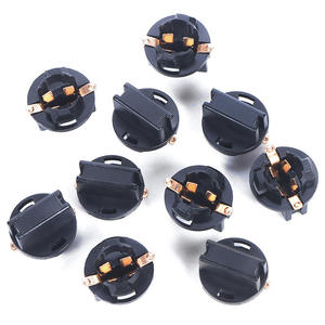 W5W T10 Wedge V2 Small Bulb Indicator Light Lamp Holder Plastic Black Car Instrument Panel Lamp Light Base <b>Socket</b> - Product Image 3