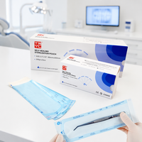 Pochette stérile auto-scellante jetable pour la stérilisation en autoclave des instruments dentaires, de tatouage et de beauté