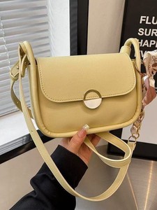 Sac carré bandoulière PLAYMAX pour femme, classique, en PU, avec chaîne, petit format, portable, léger, durable, boucle magnétique, réglable - Product Image 3