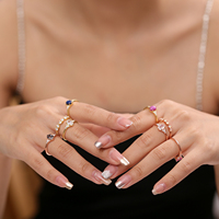 OL0896 Abiding güzel takı fabrika toptan mücevher değeri Moissanite elmas çok 925 ayar gümüş yüzük