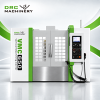 Centre d'usinage CNC vertical automatique simultané à 5 axes VMC650 avec commande GSK, broche unique, cône BT40