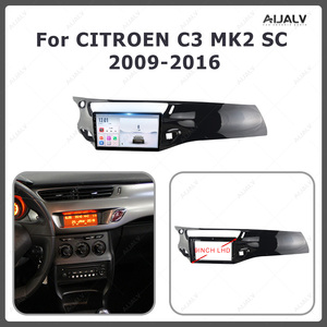 Aijia nhà máy trực tiếp toàn Bộ bán 9 inch <span class=keywords><strong>Car</strong></span> DVD <span class=keywords><strong>player</strong></span> Android khung panel màn hình cho Citroen C3 MK2 SC 2009 2016 với cáp - Product Image 5
