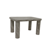 Table basse moderne en bois MDF au design contemporain avec autocollant 3D pour la maison, le salon, le bureau, l'école, l'hôtel ou les meubles