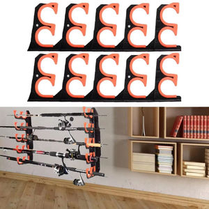 Support et porte-cannes à pêche pour garage avec coussinet de protection en plastique Modèle LM LM25433 - Product Image 4