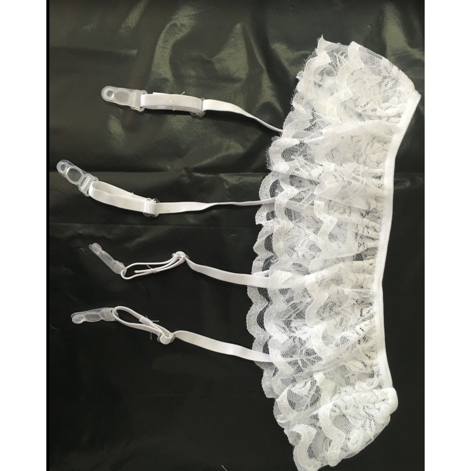 White garter belt