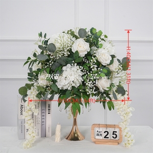 <b>Large</b> <b>Flower</b> ball Wedding Table Centers <b>Artificial</b> <b>Flower</b> Arrangements Floral Ball for Wedding Decoration - Product Image 2