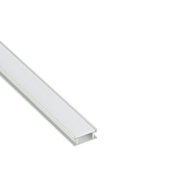 Profilé en aluminium étanche pour extérieur, série 6000, lumière linéaire incurvée à encastrer au sol, lumière linéaire souterraine