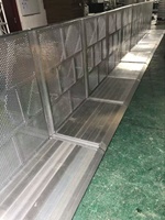 Barrière de scène pliable en aluminium pour événements et concerts avec certificat TUV – Barrières de contrôle des foules