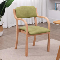 Chaise de salle à manger moderne et polyvalente en bois massif Mobilier de maison pour appartement Salon Villa Restaurant Table à manger en bois Ensemble de chaises