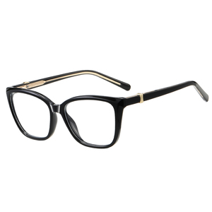 Monture de lunettes optiques Partagas Soft Square TR90 CP avec branches à ressort et charnières à ressort, anti-lumière bleue, pour femmes - Product Image 4