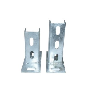 Hot-Dip Galvanized C-Shaped Steel Open Base <b>Connector</b> Stand Weld C-Type Steel Base <b>Connector</b> PV Support <b>Solar</b> Mounting System - Product Image 4