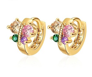 18K <b>Gold</b> Filled Huggie <b>Hoop</b> Earrings <b>Chunky</b> <b>Gold</b> Plated <b>Hoops</b> for Women Trending Hypoallergenic Daily Jewelry NonTarnish - Product Image 3