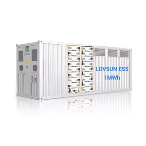 Thương mại OEM 1mW 500kwh 2mwh ngoài trời tắt lưới pin Lithium-ion 20ft 40ft ESS năng lượng lưu trữ container năng lượng mặt trời hệ thống năng lượng