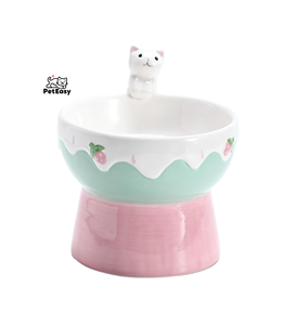 Recién superventas, accesorios para mascotas <span class=keywords><strong>de</strong></span> uso doméstico, bonito y duradero, cuenco <span class=keywords><strong>de</strong></span> cerámica Anti-negro antivuelco para perros y gatos - Product Image 4