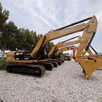 Excavatrice sur chenilles hydraulique Caterpillar 320D d'occasion du Japon, 20 tonnes, faible nombre d'heures de travail, pour travaux de terrassement et projets de carrière