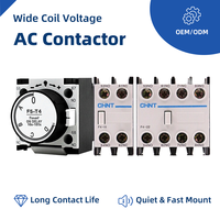 Contacteur AC 220V monophasé d'origine chinoise, contacts auxiliaires universels, modèles F4-11/F4-20 et F5 avec sonde de temporisation
