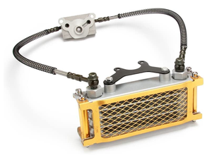 Radiateur refroidisseur d'huile à petite cylindrée en alliage d'aluminium Haofa - Ajustement <span class=keywords><strong>universel</strong></span> pour le refroidissement des moteurs de voitures et de motos - Product Image 6