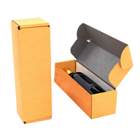 Boîte d'expédition personnalisée en papier kraft pour bouteille de vin avec inserts séparateurs