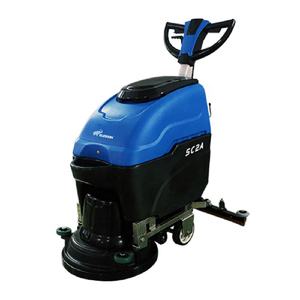 새로운 모델 블루 컬러 쉬운 작동 저소음 17 인치 브러시 바닥 수세미 청소 건조기 기계 뒤에 작은 손 푸시 워크 - Product Image 4