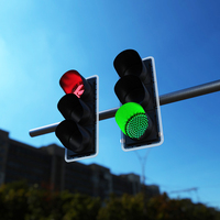 Módulo de semáforo LED IP65 200mm/300mm/400mm rojo amarillo verde para equipo de señal de tráfico