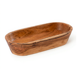 SHINE INDIA CRAFTS Tazón Rectangular de Madera Hecho a Mano, Ecológico, para Almacenamiento de Frutas, Ensaladas, Personalizable en Tamaño y Color - Product Image 1