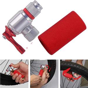 <span class=keywords><strong>Pompe</strong></span> à air CO2 de qualité supérieure pour valves Schrader et Presta, gonfleur de pneus de vélo pour VTT et vélo de <span class=keywords><strong>route</strong></span> - Product Image 3