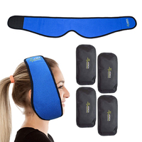 Compresse de glace personnalisée pour les dents, bandeau doux double face pour la mâchoire et le visage, thérapie réutilisable au gel chaud et froid pour soulager la douleur et les gonflements du visage