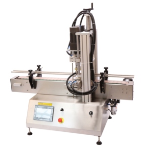 Máquina taponadora neumática de escritorio, precio al por mayor, totalmente automática, fabricación de máquina taponadora en espiral de botellas de vidrio, - Product Image 1