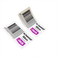 Autocollant adhésif en PVC personnalisé avec code-barres, logo de marque, impression de code QR, numéro de série variable, utilisation industrielle et agricole