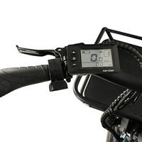 Remorque de transport en alliage d'aluminium de nouvelle conception pour vélo, avec batterie lithium intégrée au moyeu arrière, boîte de grande capacité et fourche avant à suspension