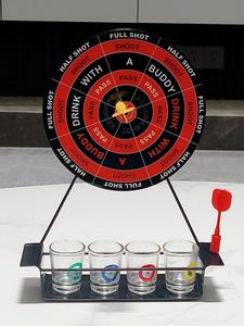 Mini jeu de fléchettes magnétiques |   Jeu de boisson amusant pour les fêtes et les rassemblements |   Jeu à boire sûr et portable - Product Image 5