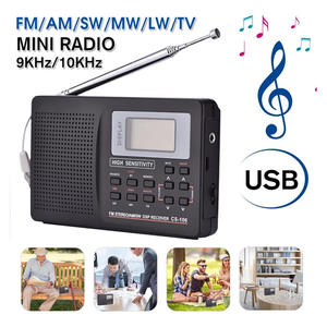 Factory Digital DSP Radio CS106 FM Stereo AM SW Full Band 10x10x10cm LCD Display Micro <b>USB</b> Charging for Home Outdoor Use - Product Image 4