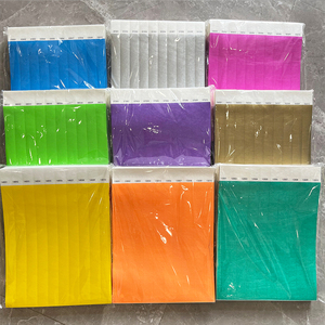 25mm x 250mm Tyvek dây đeo cổ tay màu sắc đồng bằng <span class=keywords><strong>in</strong></span> giấy Vòng đeo tay mà không có logo <span class=keywords><strong>in</strong></span> với số serial - Product Image 1